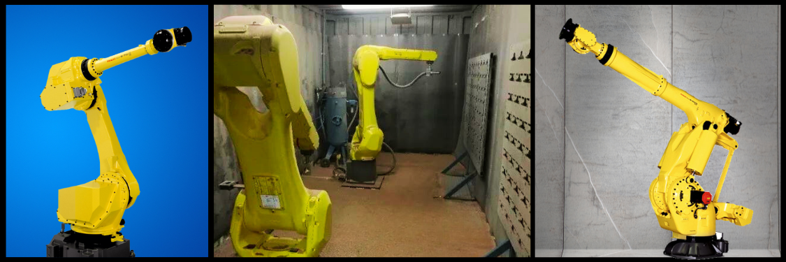 Shot blasting and peening robot