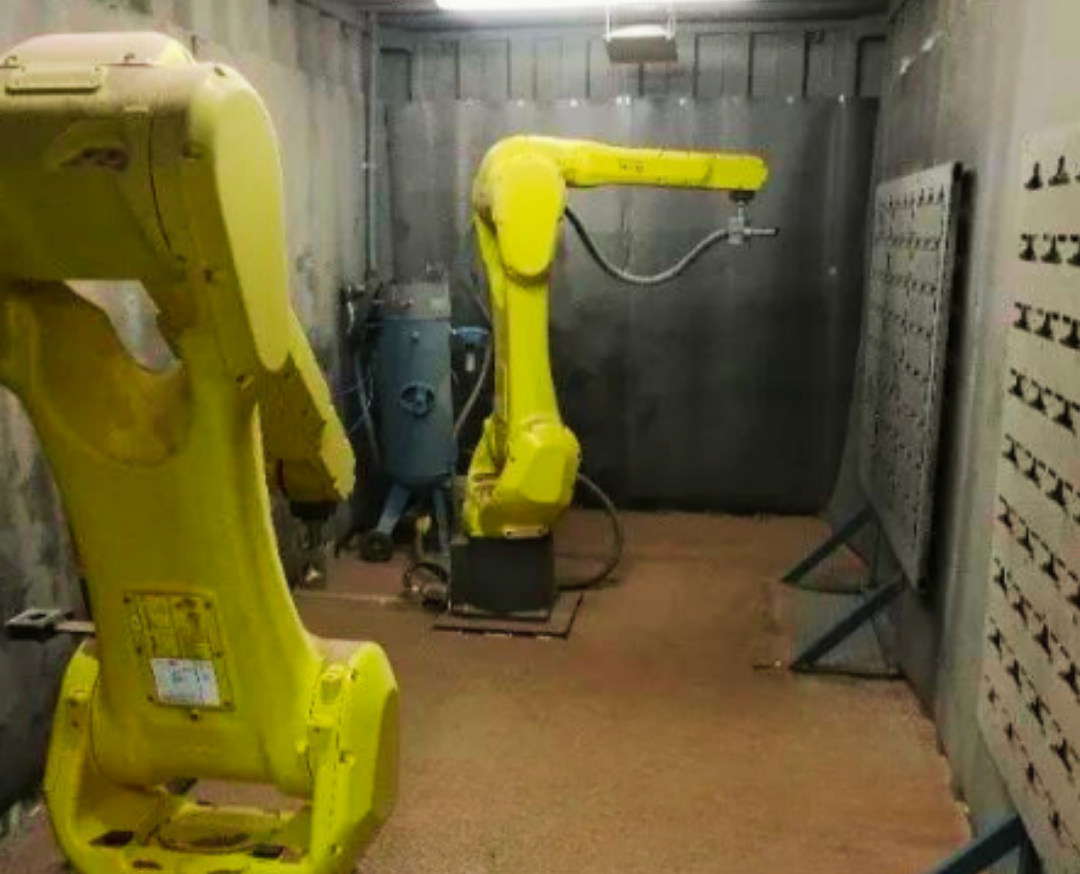 shot blasting and peening robot