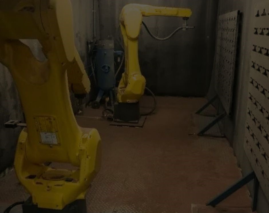 Shot blasting and peening robots