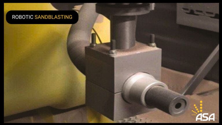 Robotic Sandblasting, sandblasting robots, industrial sandblasting, sandblasting,